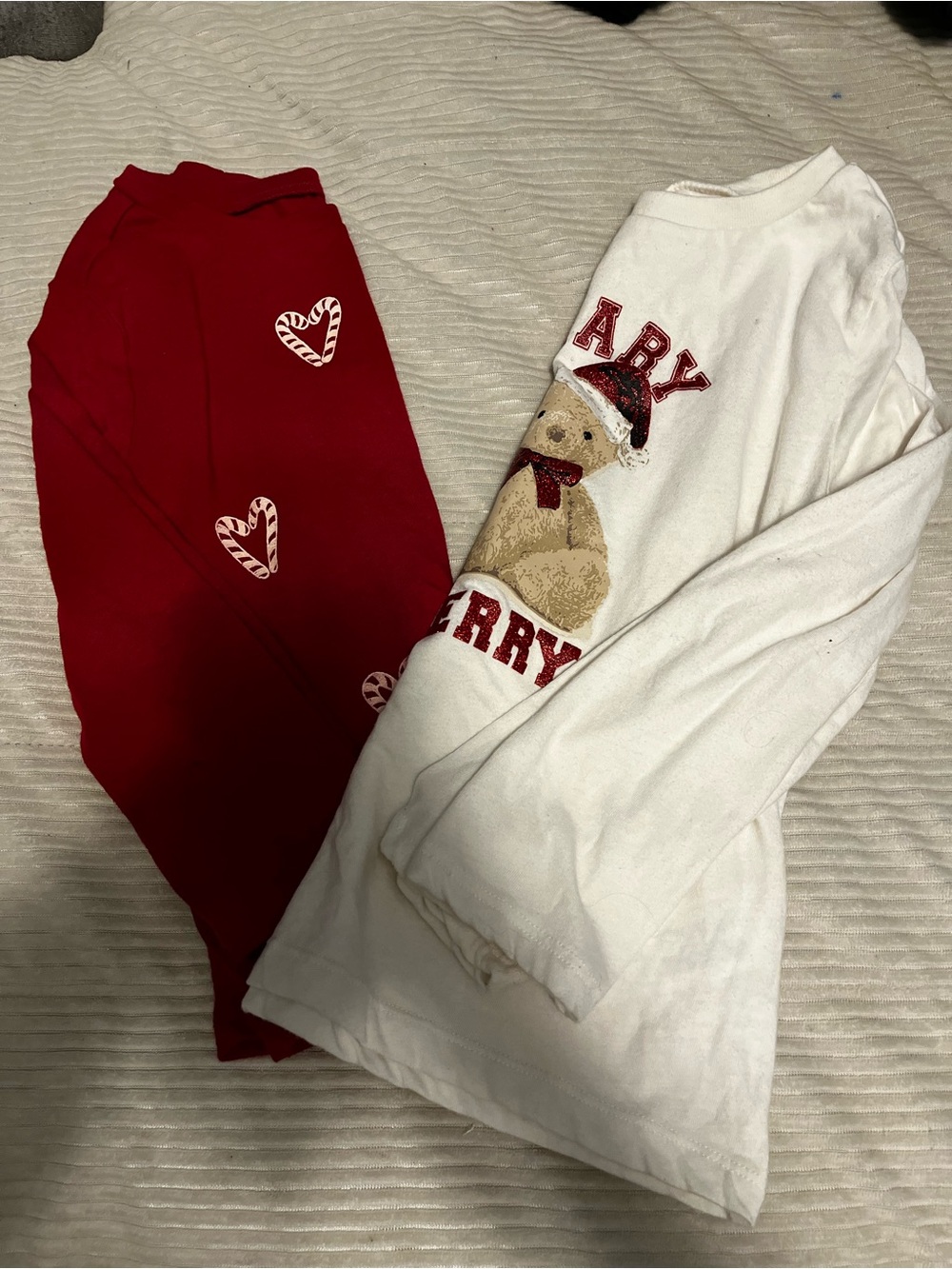 Carter's Red Tee with White Heart Detail